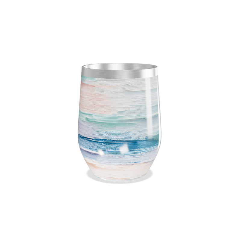 Copo Térmico Slim - Estampa Pastel Inox