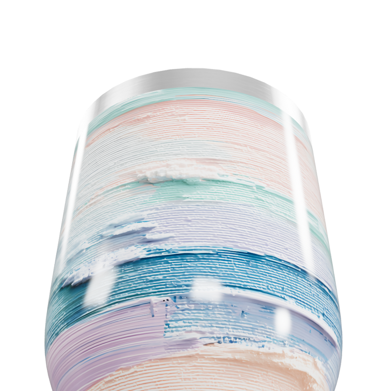 Copo Térmico Slim - Estampa Pastel Inox