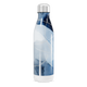 Garrafa Inox - Azul com Estampa Abstrata