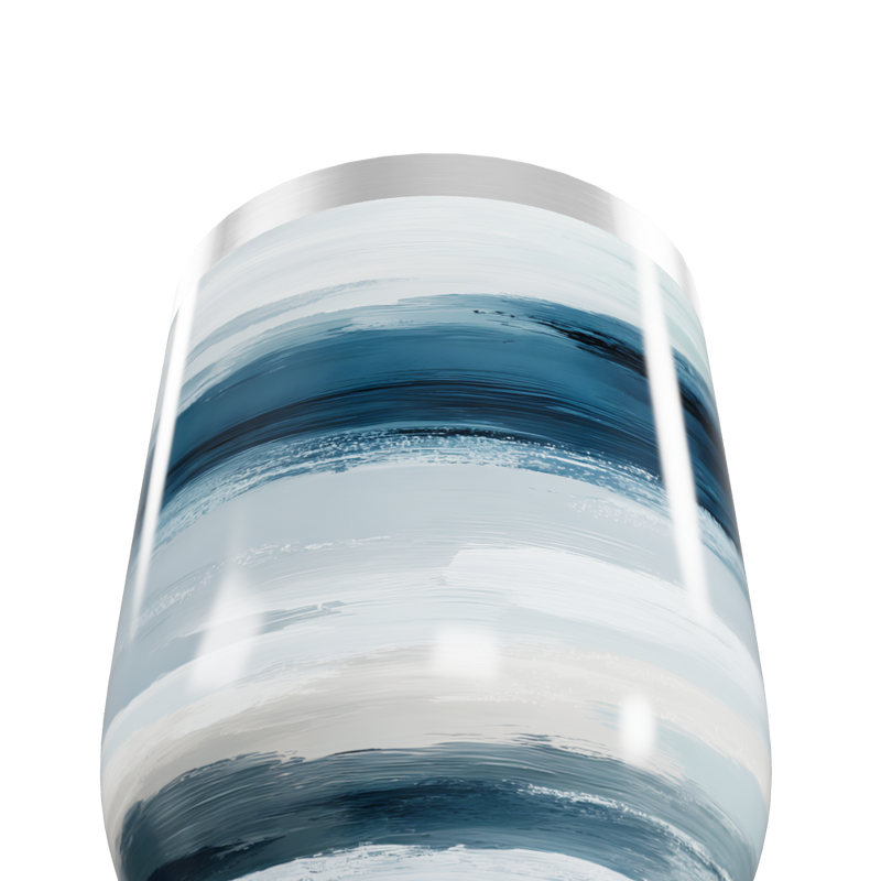 Copo Térmico Slim - Azul com Listras