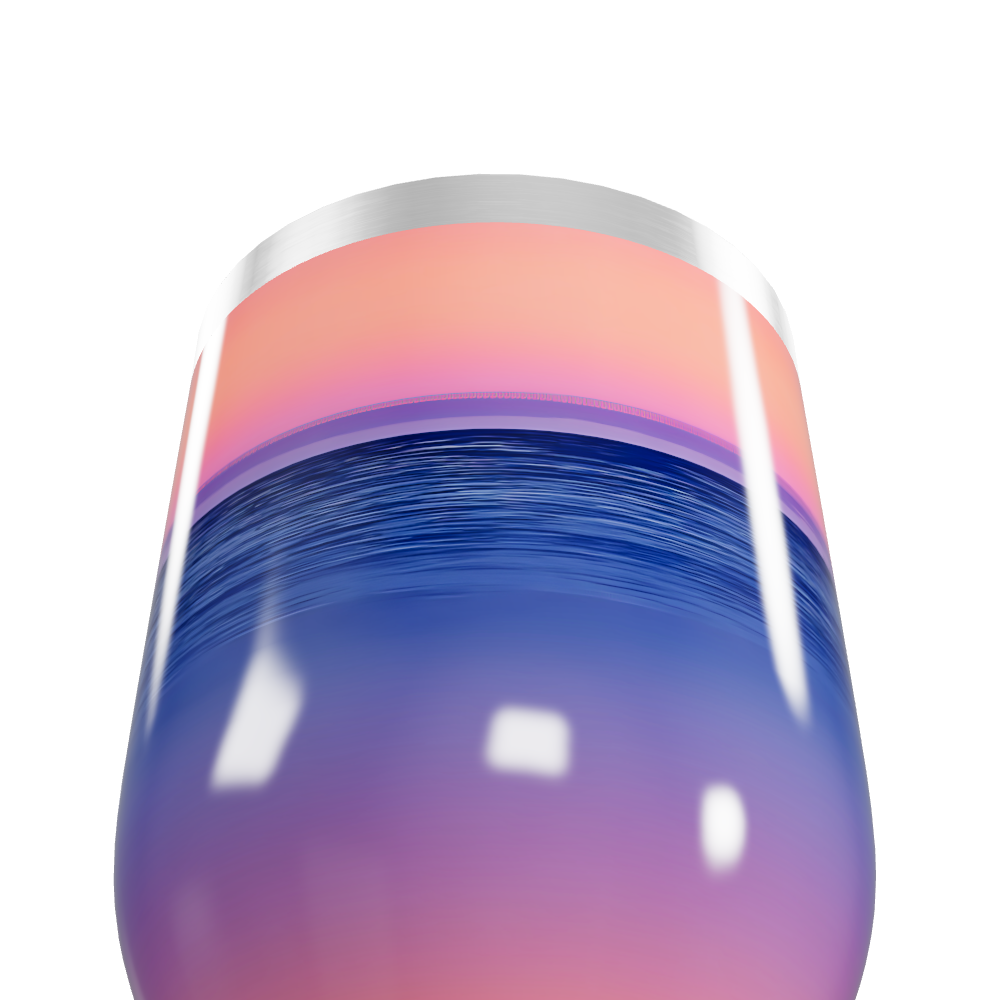 Copo Térmico Slim - Degradê Oceano