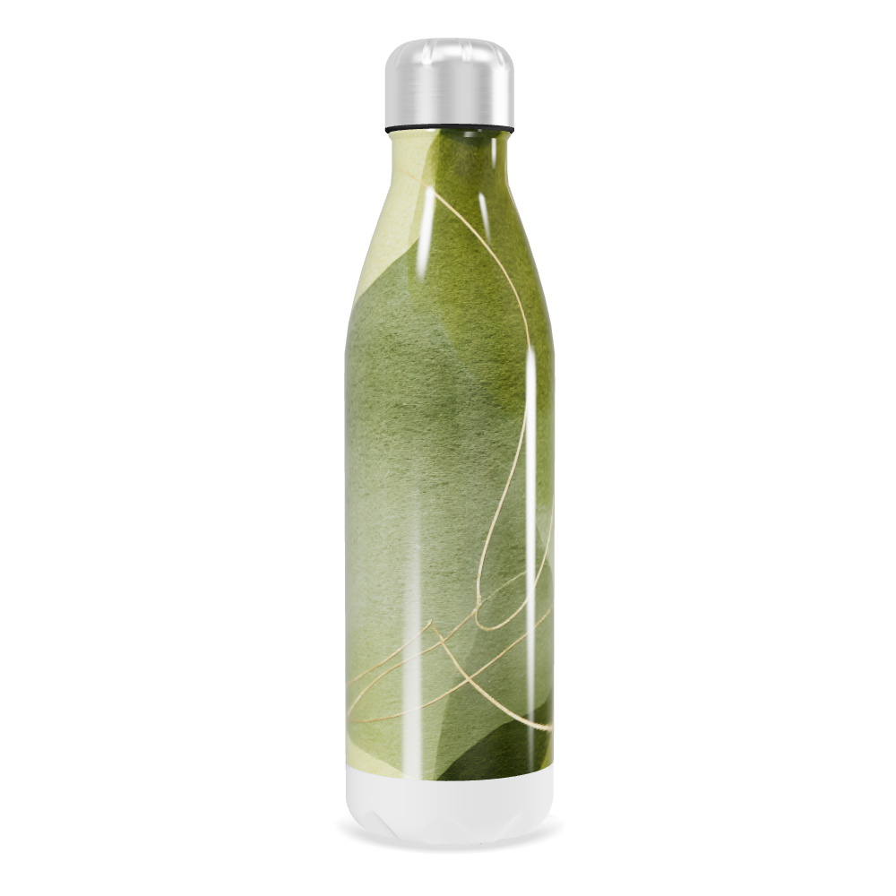 Garrafa Inox Verde - Design Moderno