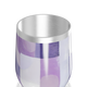 Copo Térmico Slim - Estampa Geométrica Roxa