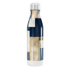 Garrafa Inox - Azul e Dourado com Geometria