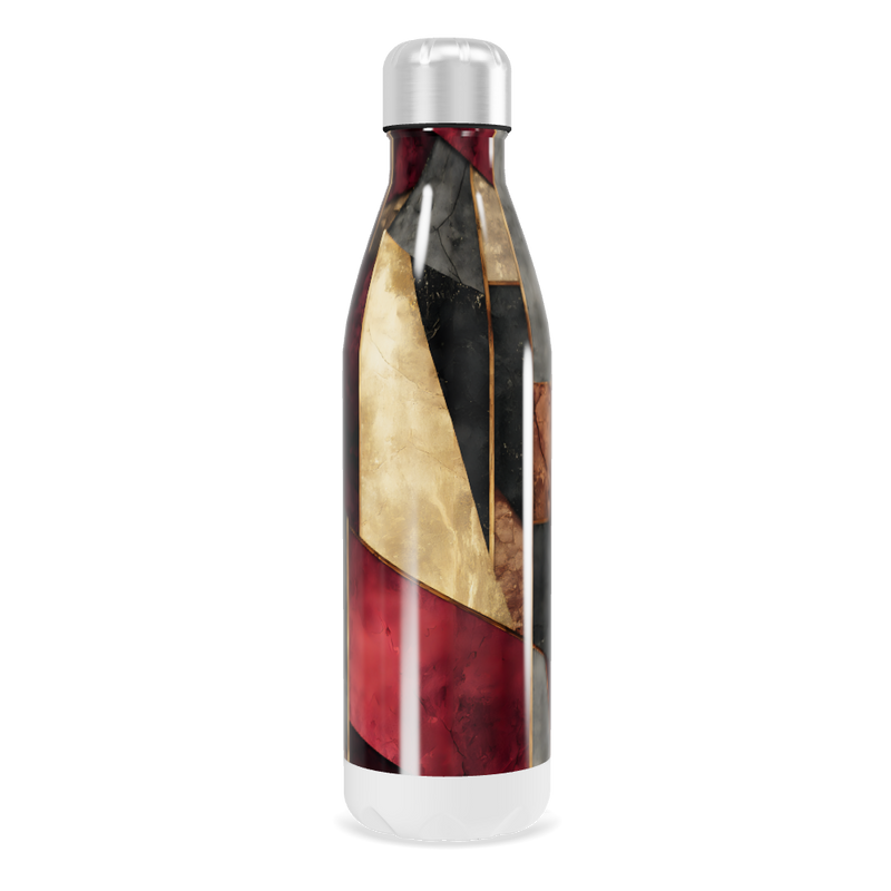 Garrafa Inox Estampada Geométrica Colorida