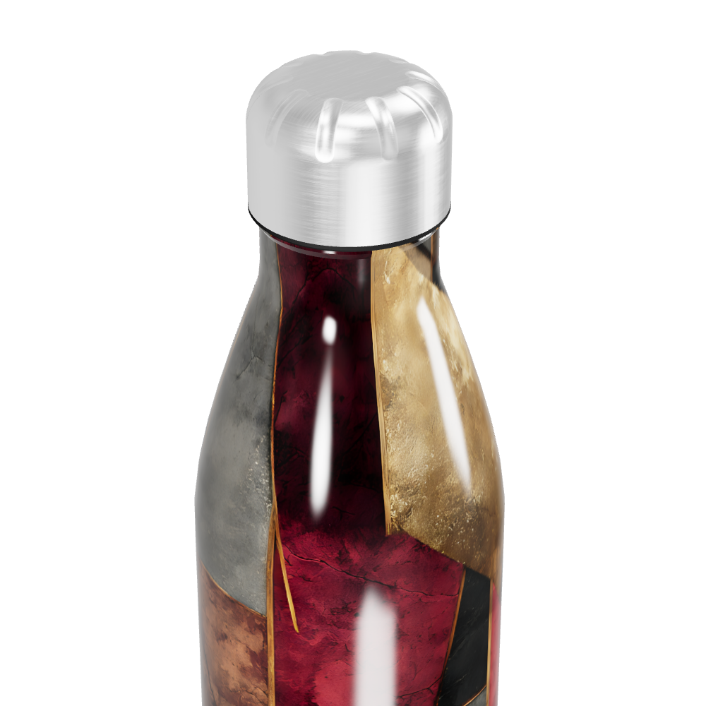 Garrafa Inox Estampada Geométrica Colorida