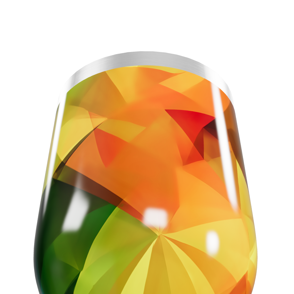 Copo Térmico Slim - Colorido Geométrico Inox