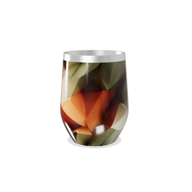 Copo Térmico Slim - Estampa Abstrata Colorida