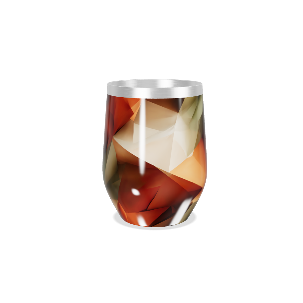 Copo Térmico Slim - Estampa Abstrata Colorida