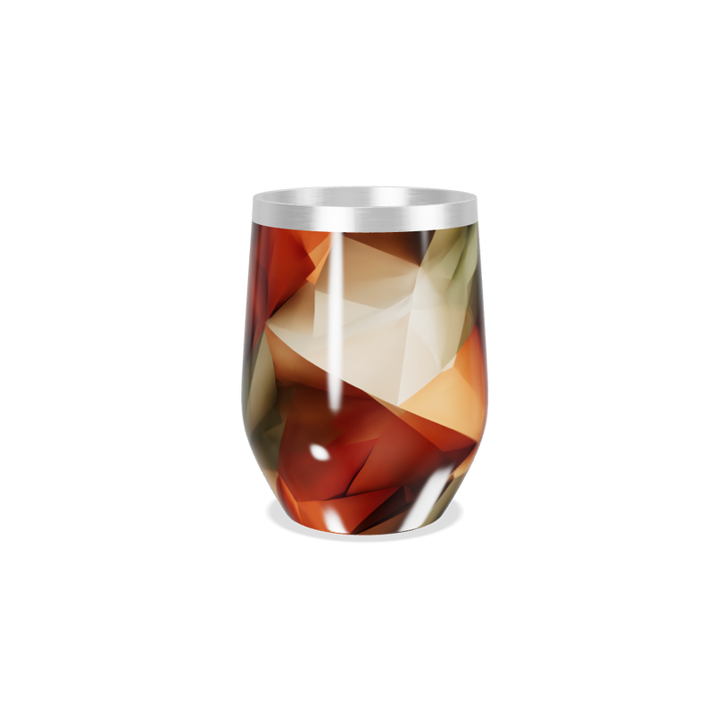 Copo Térmico Slim - Estampa Abstrata Colorida