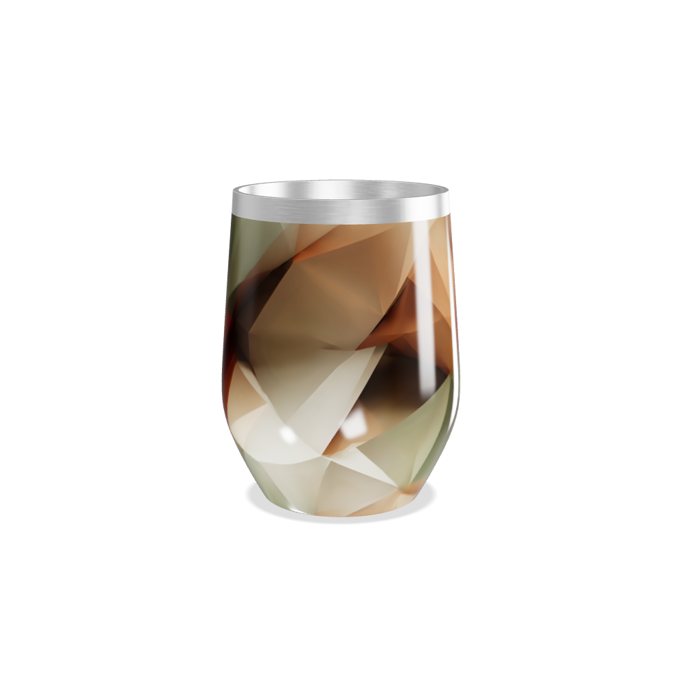 Copo Térmico Slim - Estampa Abstrata Colorida