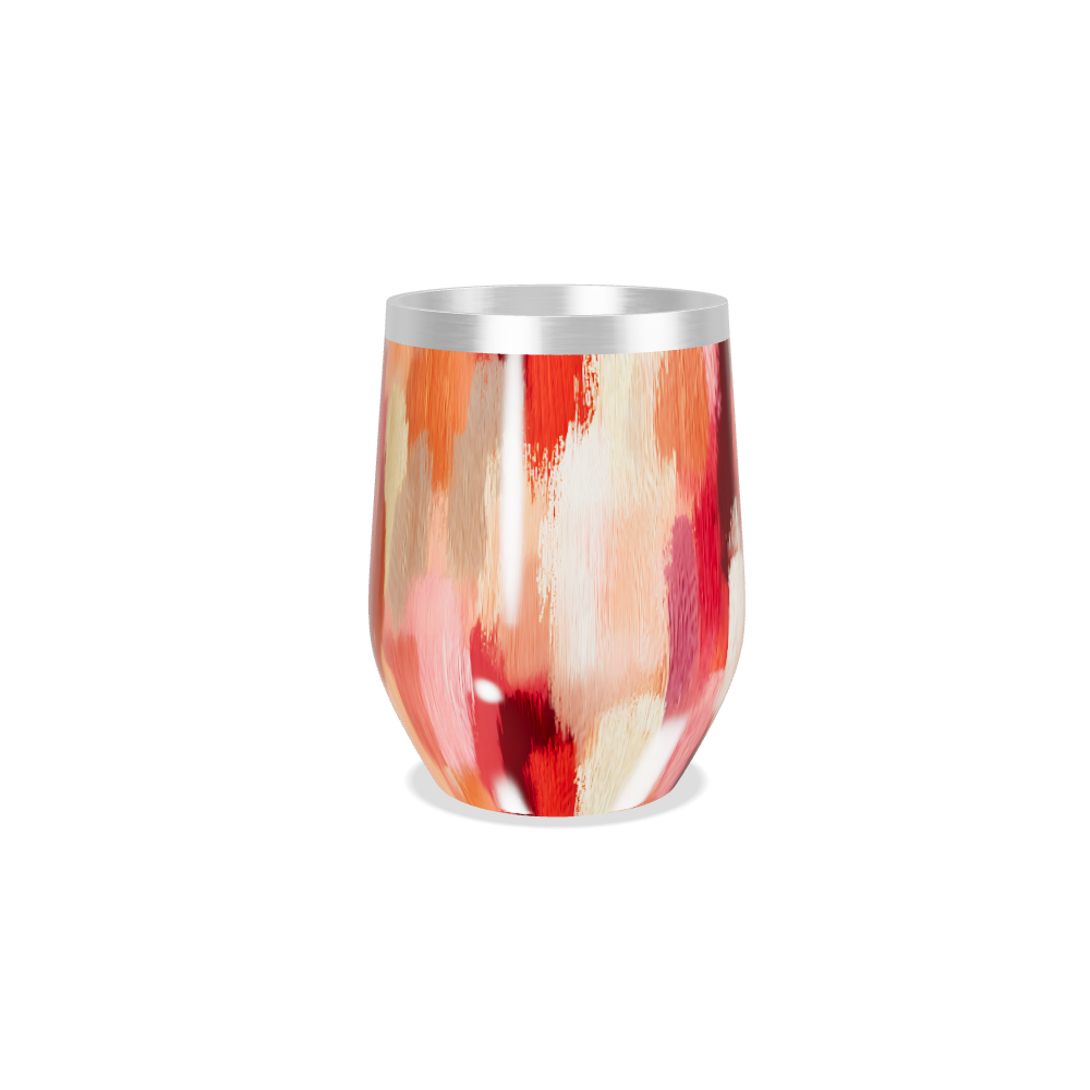 Copo Térmico Slim - Estampa Abstrata Colorida