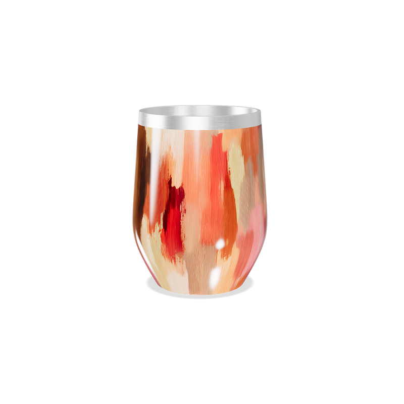 Copo Térmico Slim - Estampa Abstrata Colorida