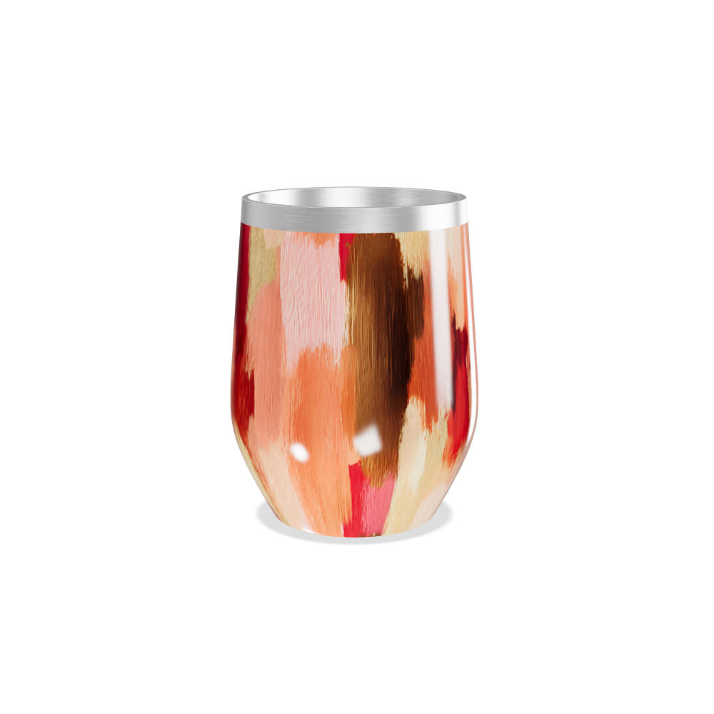 Copo Térmico Slim - Estampa Abstrata Colorida