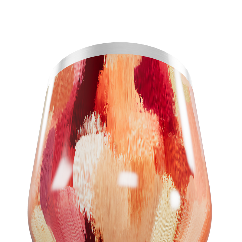 Copo Térmico Slim - Estampa Abstrata Colorida