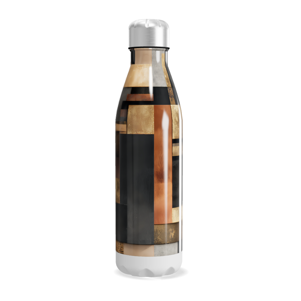 Garrafa Inox Estampada - Tons Terrosos