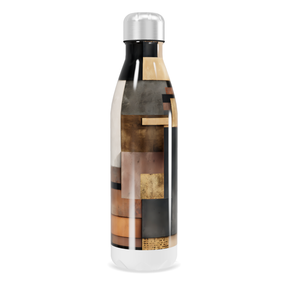 Garrafa Inox Estampada - Tons Terrosos
