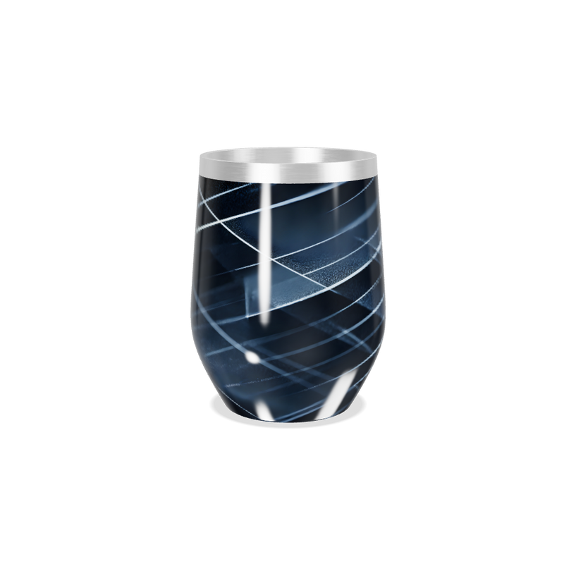 Copo Térmico Slim - Preto com Listras