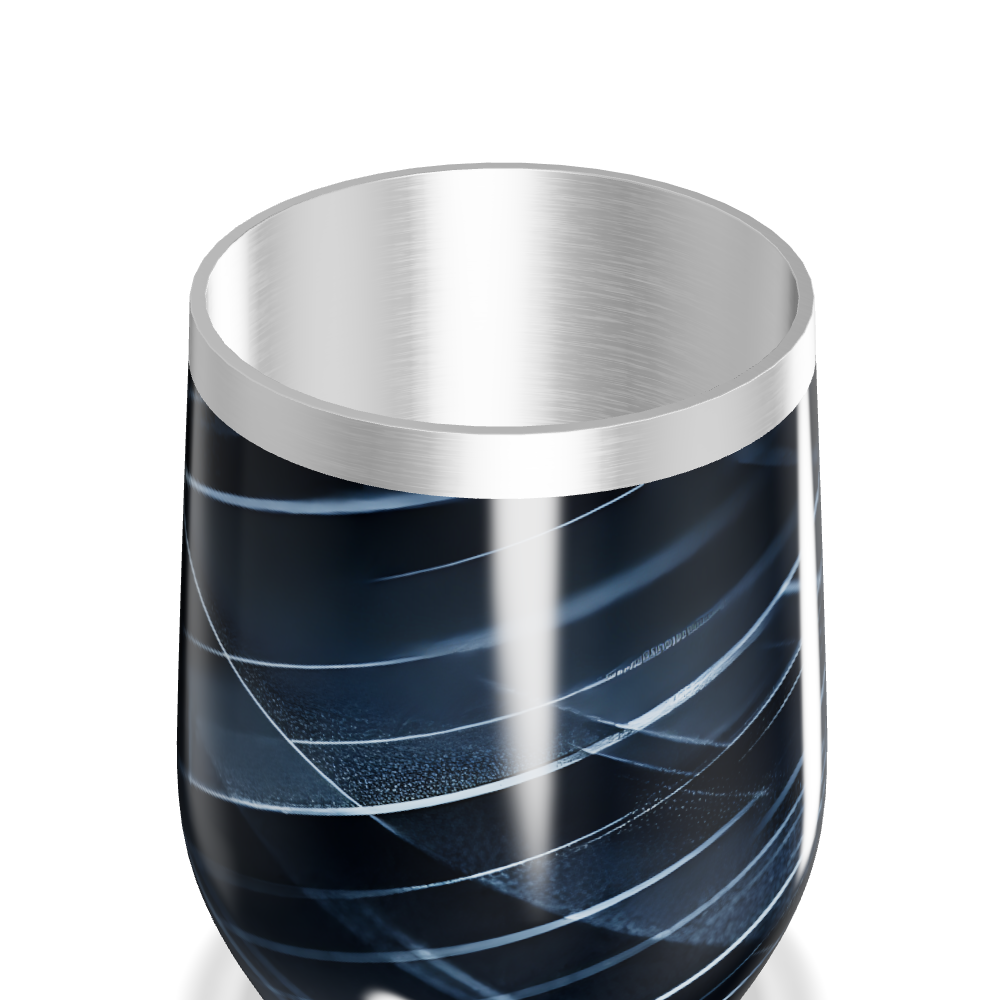 Copo Térmico Slim - Preto com Listras