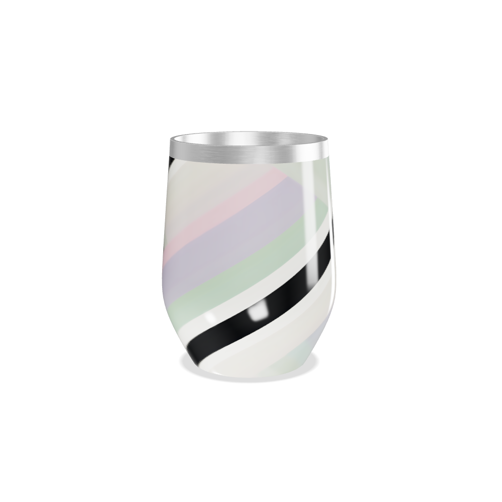 Copo Térmico Slim - Listras Multicoloridas