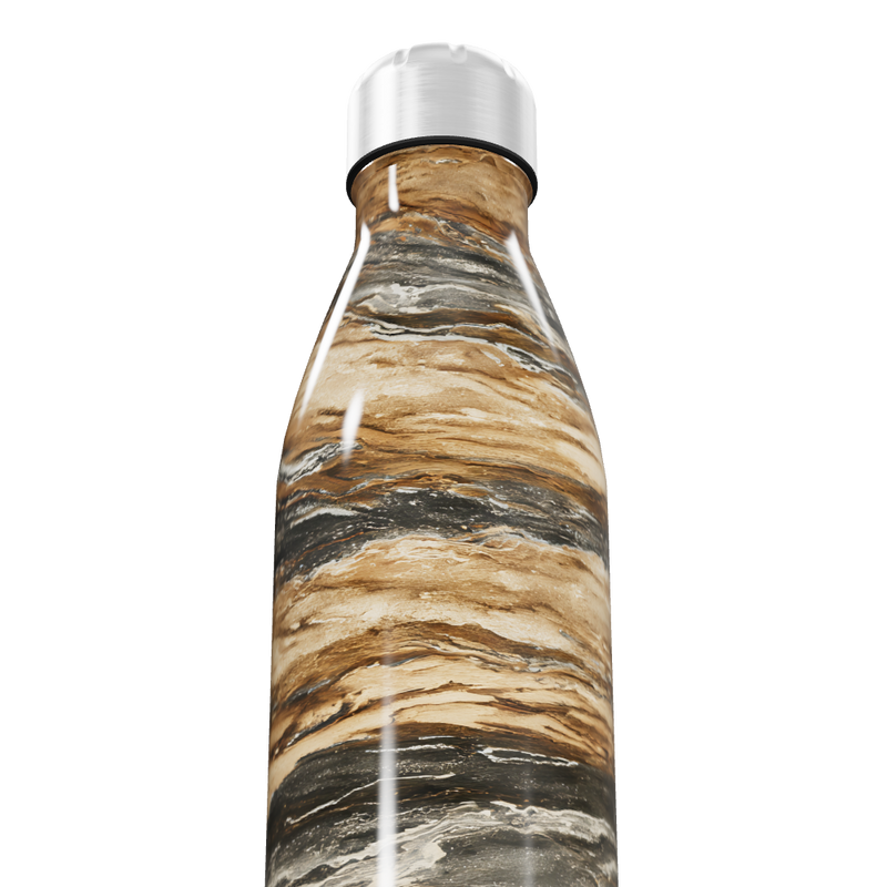 Garrafa Inox - Estampa Mármore