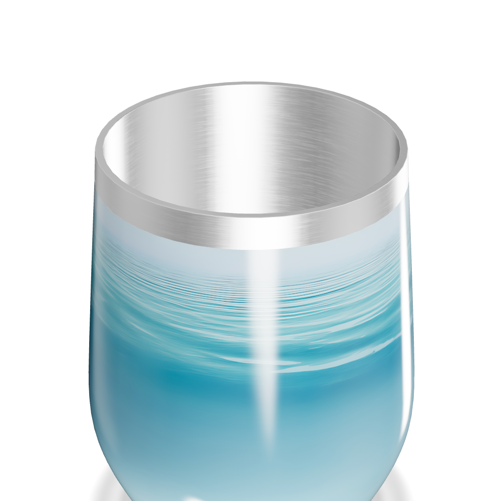 Copo Térmico Slim - Azul Degradê Inox