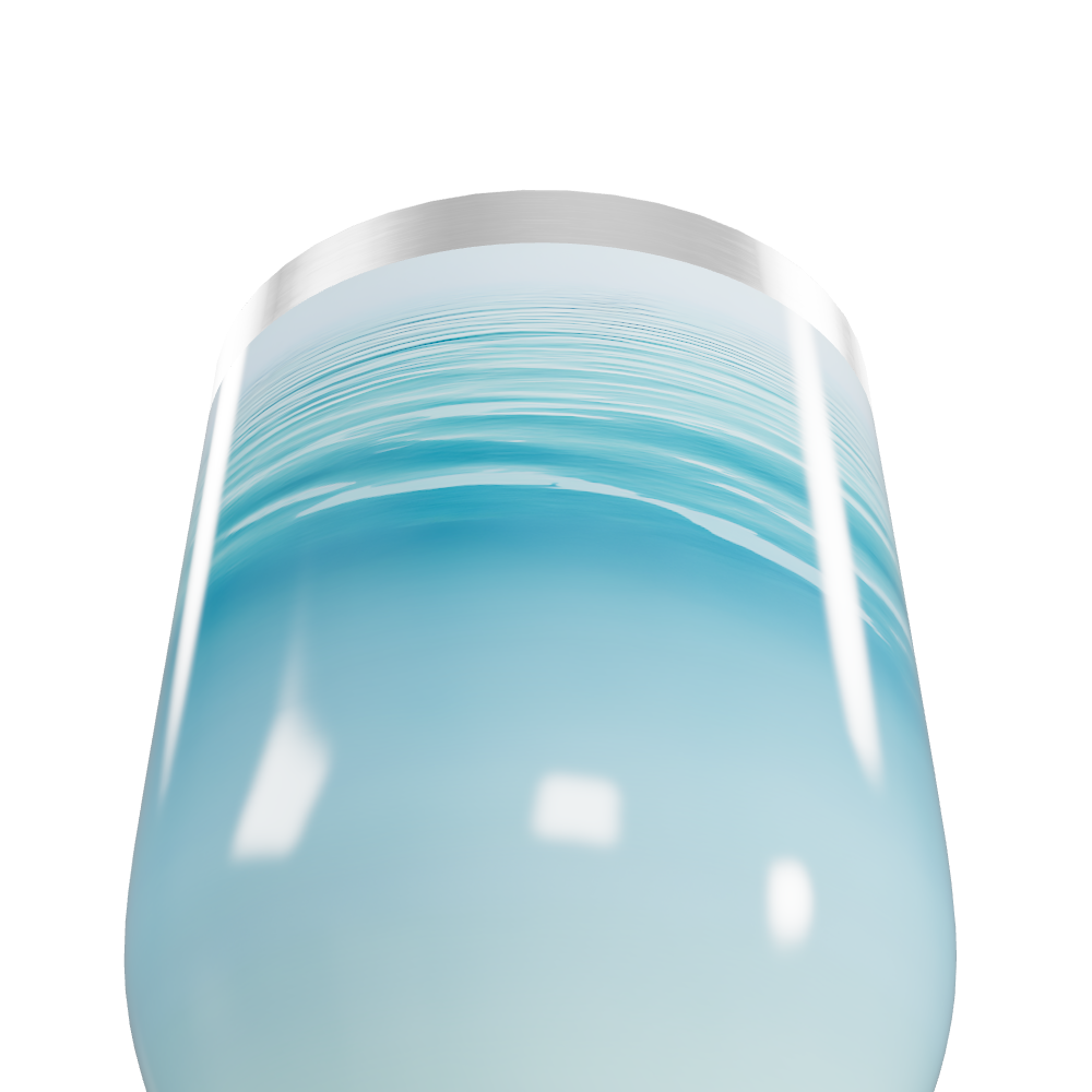 Copo Térmico Slim - Azul Degradê Inox