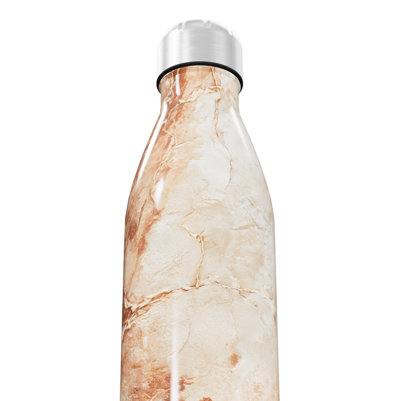 Garrafa Inox - Mármore Bege 750ml