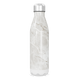 Garrafa Inox Mármore Branco 500ml