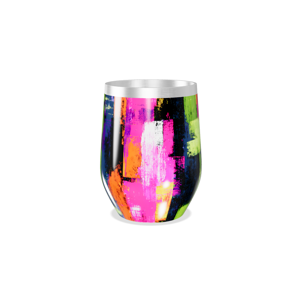 Copo Térmico Slim - Estampa Colorida Abstrata