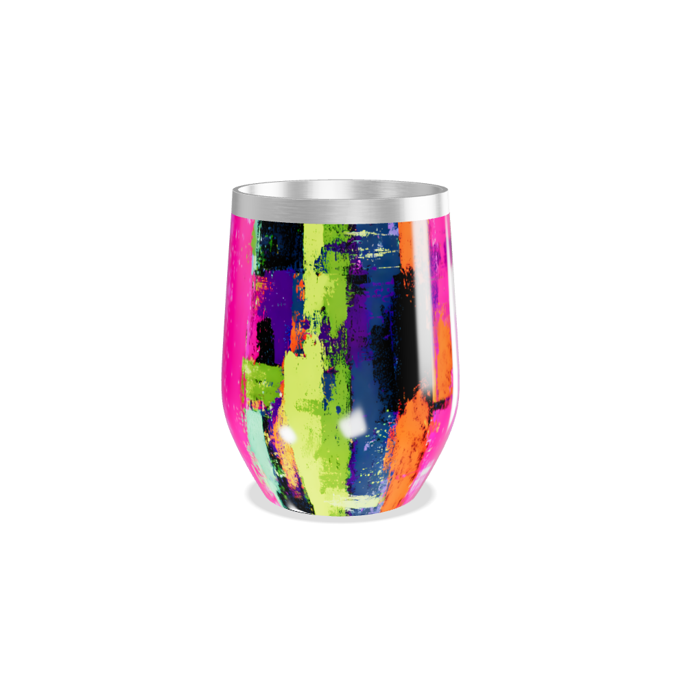 Copo Térmico Slim - Estampa Colorida Abstrata