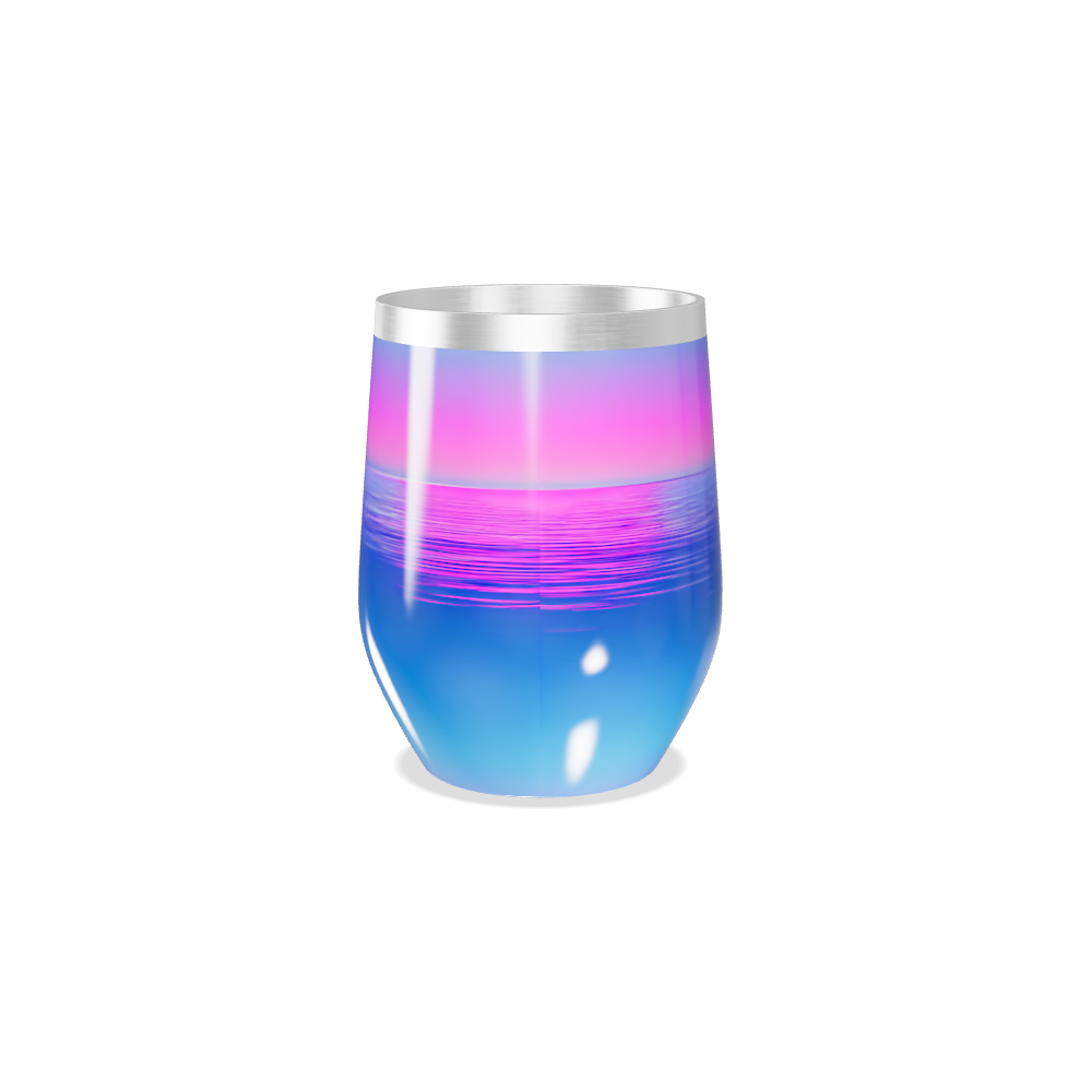 Copo Térmico Slim - Gradiente Azul Rosa