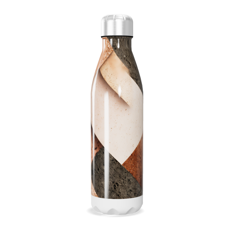 Garrafa Inox Estampada - Tons Terrosos