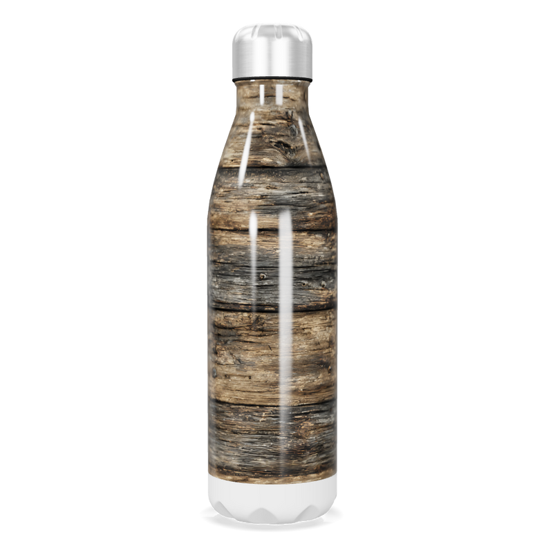 Garrafa Inox Estampa Madeira 750ml