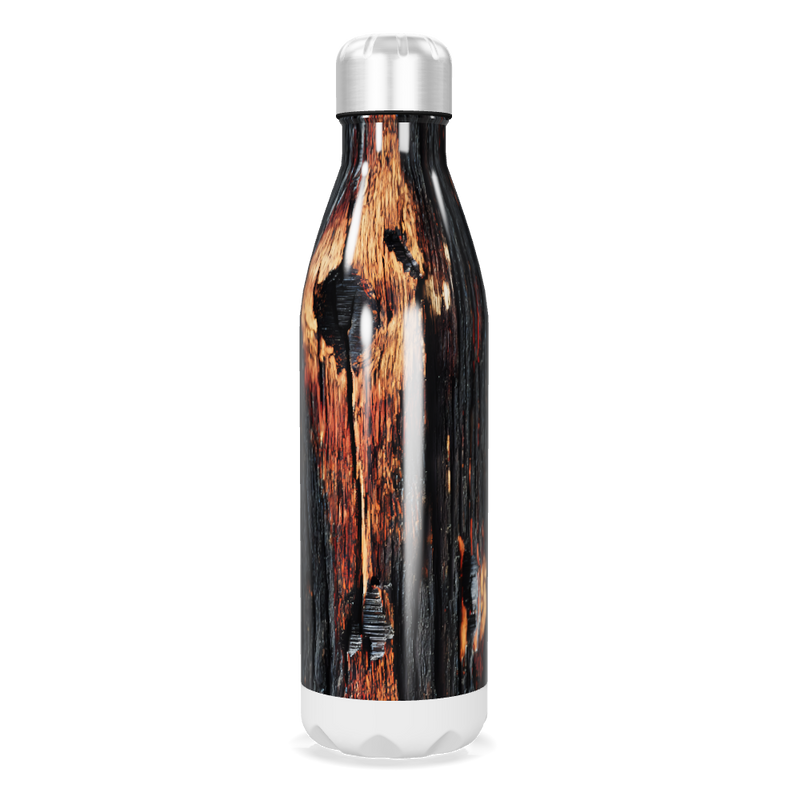 Garrafa Inox - Estampa Madeira 750ml