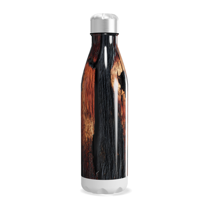 Garrafa Inox - Estampa Madeira 750ml