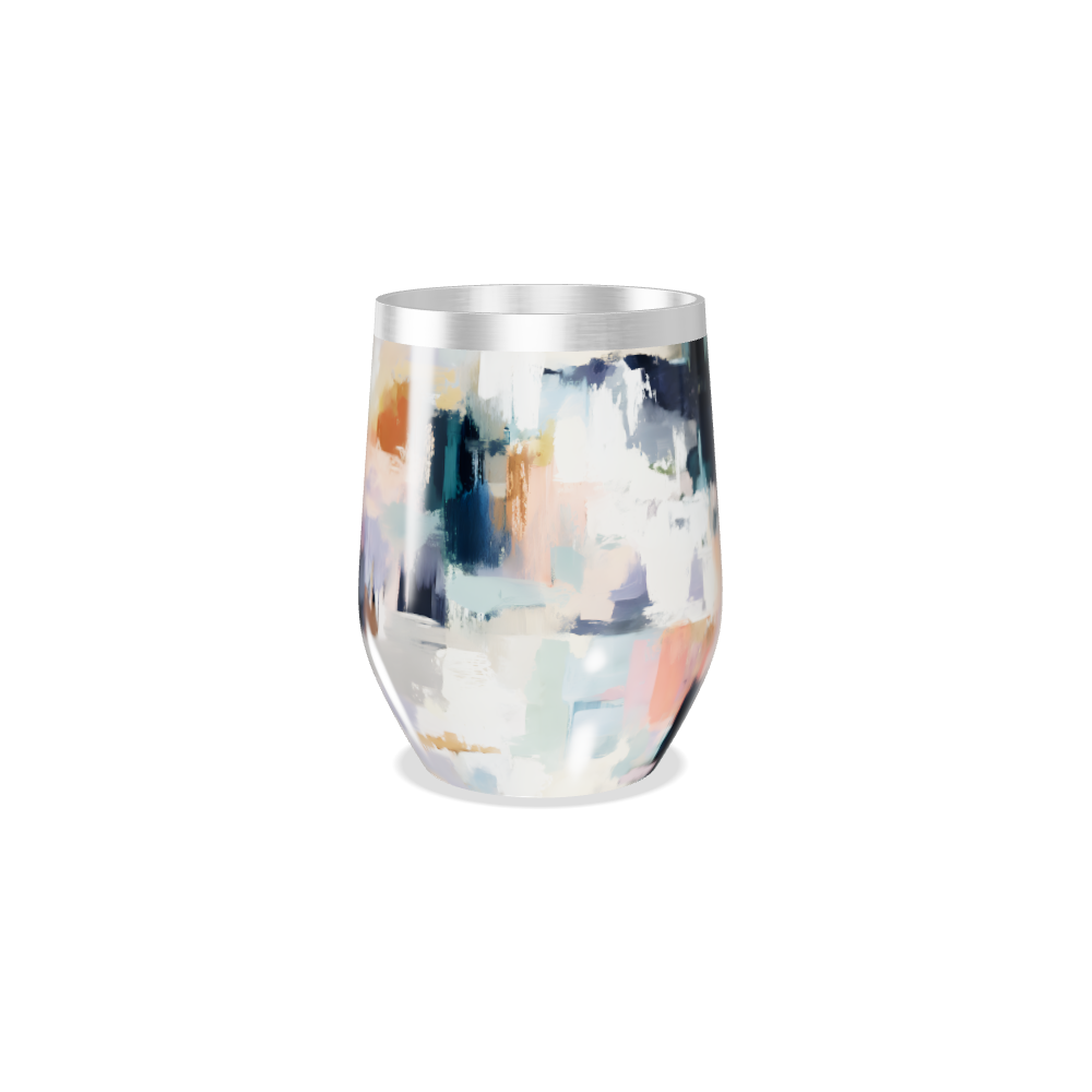 Copo Térmico Slim - Estampa Abstrata Aço Inox