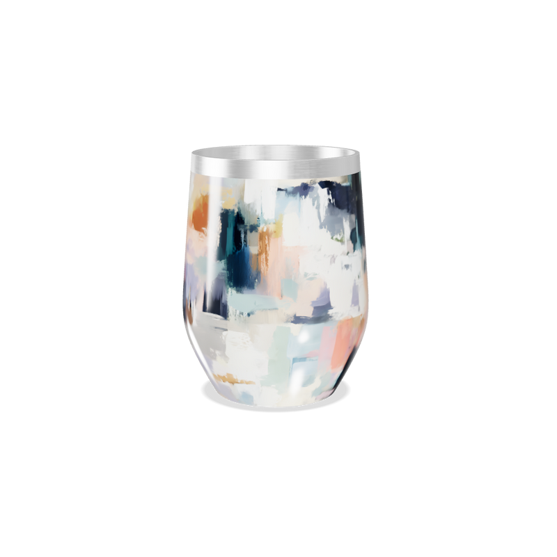 Copo Térmico Slim - Estampa Abstrata Aço Inox