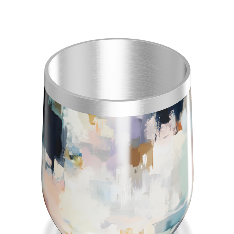 Copo Térmico Slim - Estampa Abstrata Aço Inox