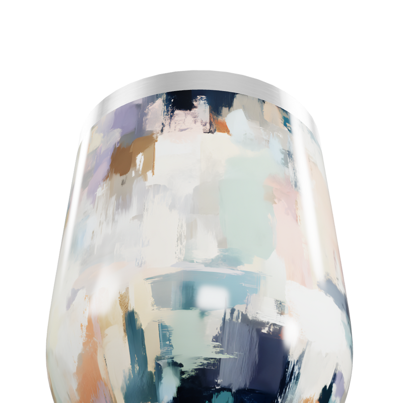 Copo Térmico Slim - Estampa Abstrata Aço Inox