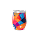 Copo Térmico Slim - Estampa Colorida Geométrica