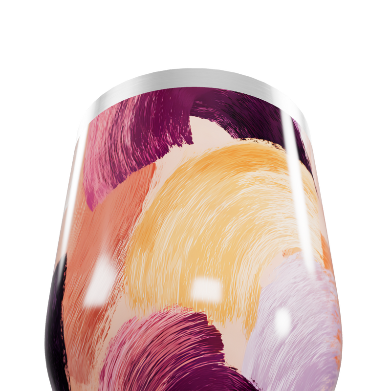 Copo Térmico Slim - Aço Inox Cores Abstratas