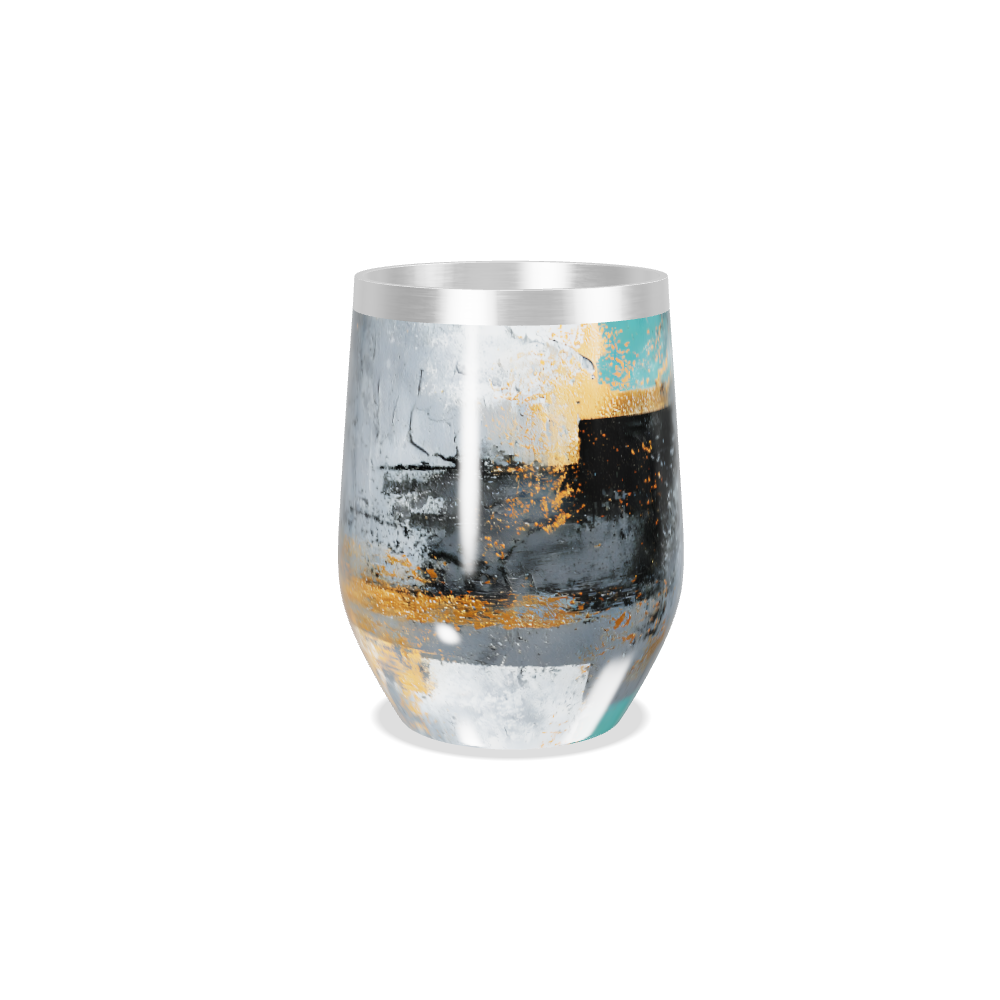 Copo Térmico Slim - Estampa abstrata colorida