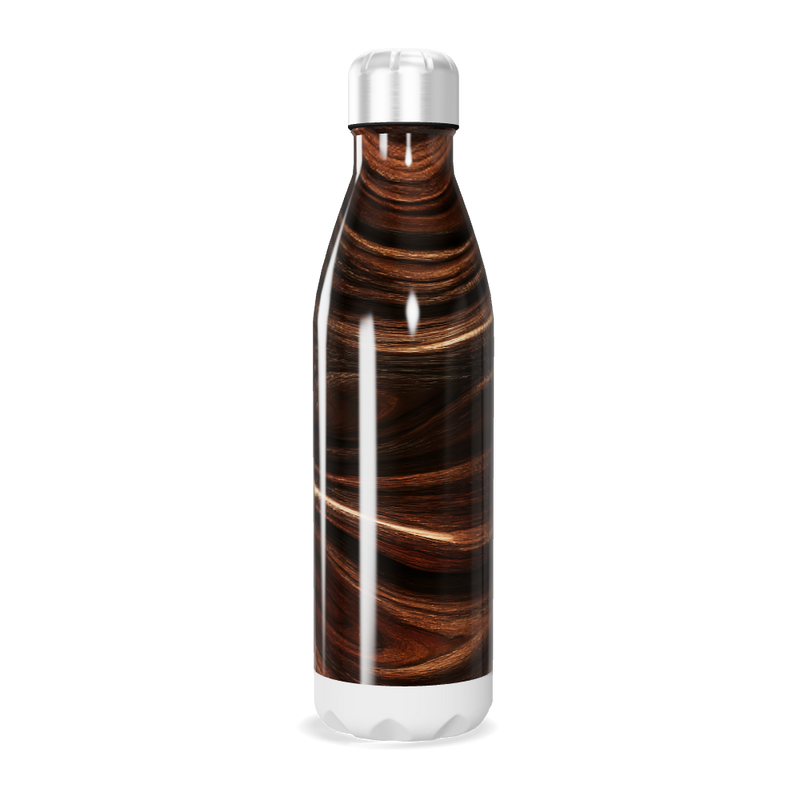 Garrafa Inox - Efeito Madeira