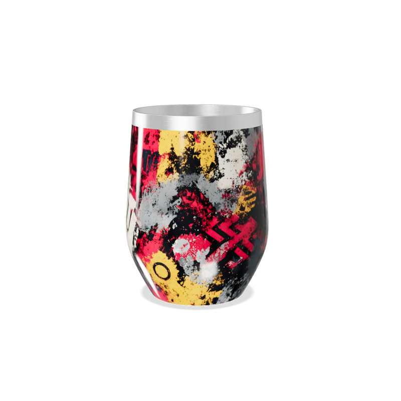 Copo Térmico Slim - Estampa Colorida Abstrata