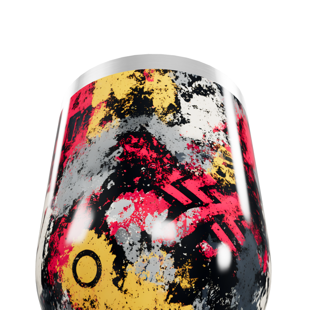 Copo Térmico Slim - Estampa Colorida Abstrata