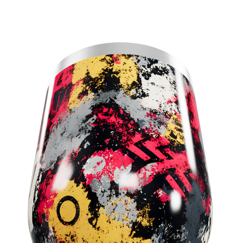 Copo Térmico Slim - Estampa Colorida Abstrata