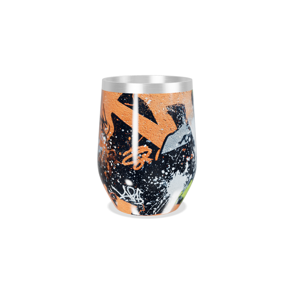 Copo Térmico Slim - Estampa Abstrata Colorida