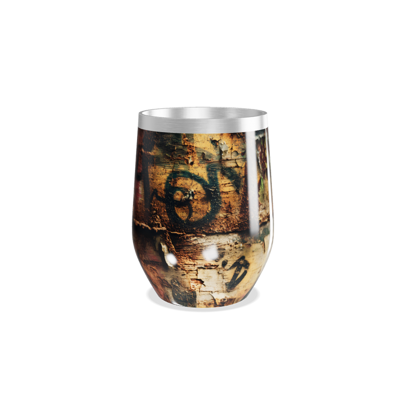 Copo Térmico Slim - Estampa Grafite Colorido