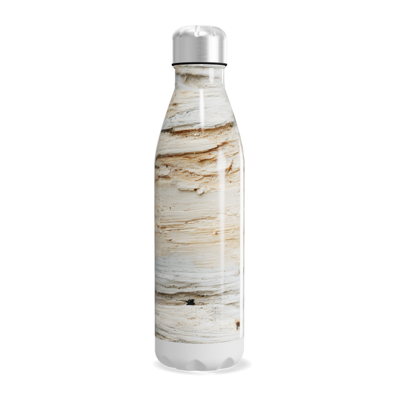 Garrafa Inox - Efeito Madeira Clara